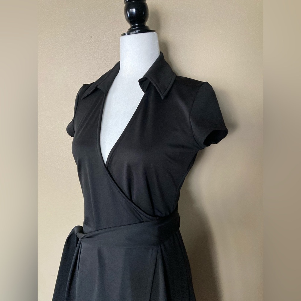 Black Wrap Dress
